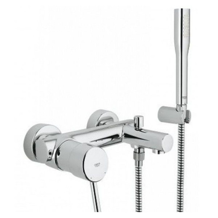Grohe Concetto Смеситель однорычажный для ванны с душевым гарнитуром (32212001)