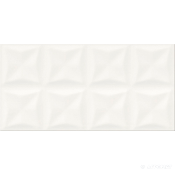 Плитка Opoczno Water Sparkles ORIGAMI WHITE GLOSSY STRUCTURE 9×600×297