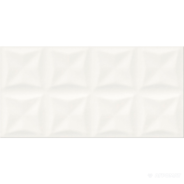 Плитка Opoczno Water Sparkles ORIGAMI WHITE GLOSSY STRUCTURE 9×600×297