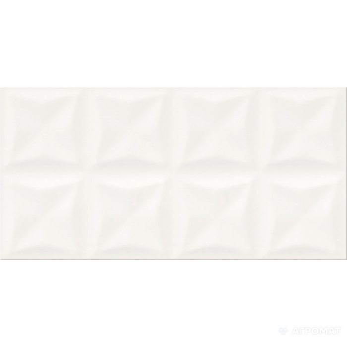 Плитка Opoczno Water Sparkles ORIGAMI WHITE GLOSSY STRUCTURE 9×600×297