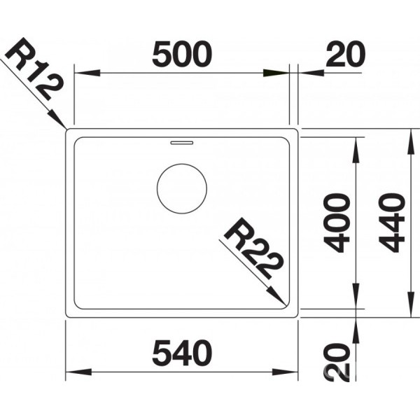 Мойка для кухни Blanco Andano 500-IF  522965