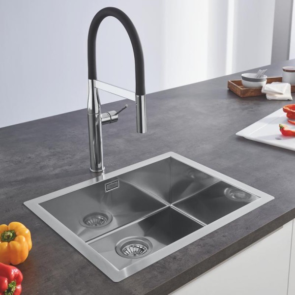 Мойдка для кухни Grohe 564x464 мм, 1 чаша, матовая, в уровень со столешницей (31579SD0)