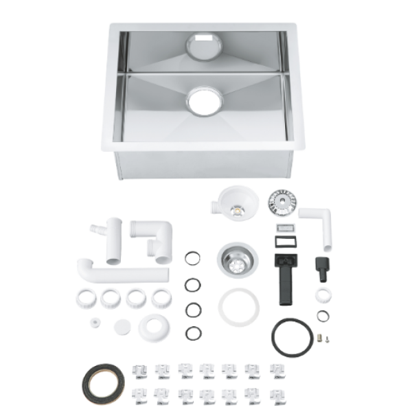 Мойдка для кухни Grohe 564x464 мм, 1 чаша, матовая, в уровень со столешницей (31579SD0)