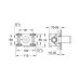 Grohe Grohtherm F Встраиваемый мехаизм для подключения душевого шланга (35034000)