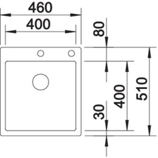 Мойка для кухни Blanco Claron 400-IF/A  521632