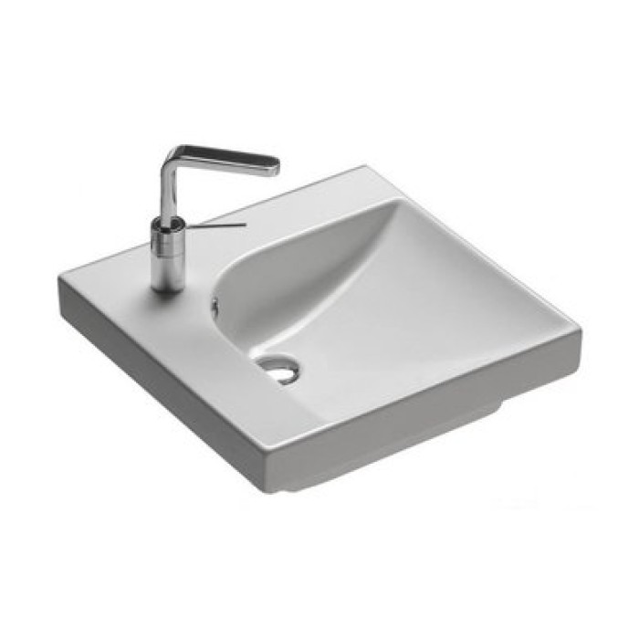 Керамическая раковина 50 см Hatria Grandangolo, белый (YxFA01)