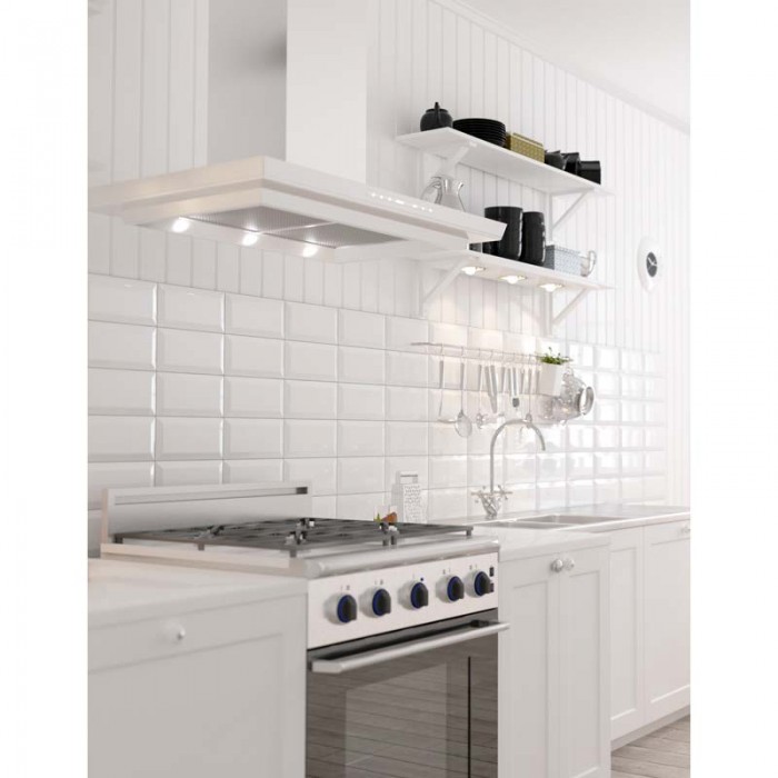 Плитка GOLDEN TILE METROTILES сатин белый 460161