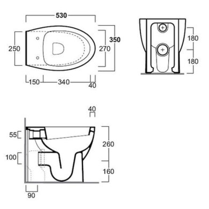 Подвесной унитаз Simas LFT Spazio (LFT 18) Подвесной унитаз Simas LFT Spazio (LFT 18)
