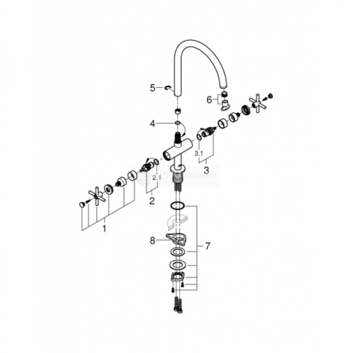 Grohe Atrio Смеситель для мойки (30362000)