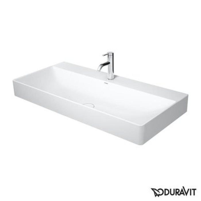 Плитка керамогранит Керамическая раковина 100 см Duravit DuraSquare 2353100041 для пола