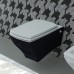 Подвесной унитаз Artceram Jazz (JZV001 01;50) white glossy/black bicolor