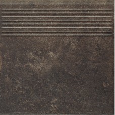Сходинка пряма Scandiano Brown 30x30 код 4917 Ceramika Paradyz
