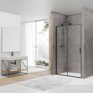 Душові двері Devit Art FEN3640B 140х190 см розсувні