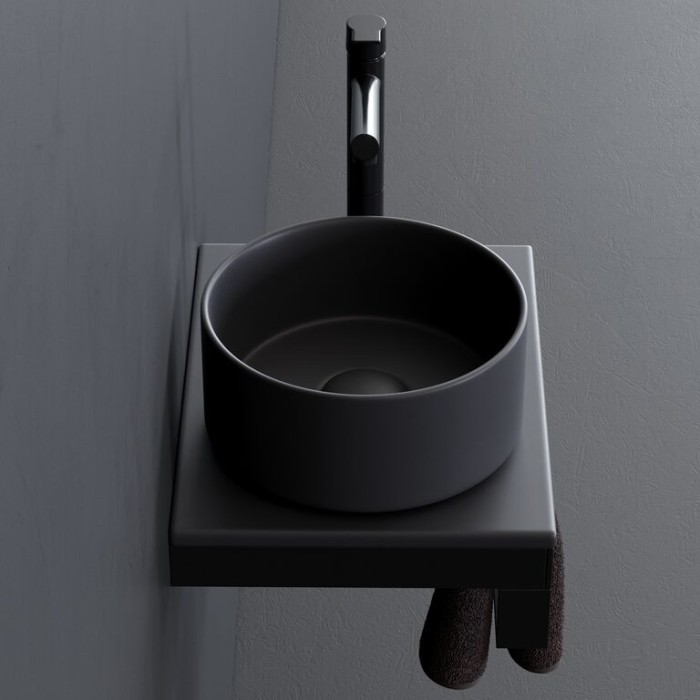 Раковина накладная 25 см Cielo Shui Comfort Minimo