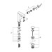 Grohe Plus Смеситель однорычажный для раковины М-Size + нажимной донный клапан (23872003)