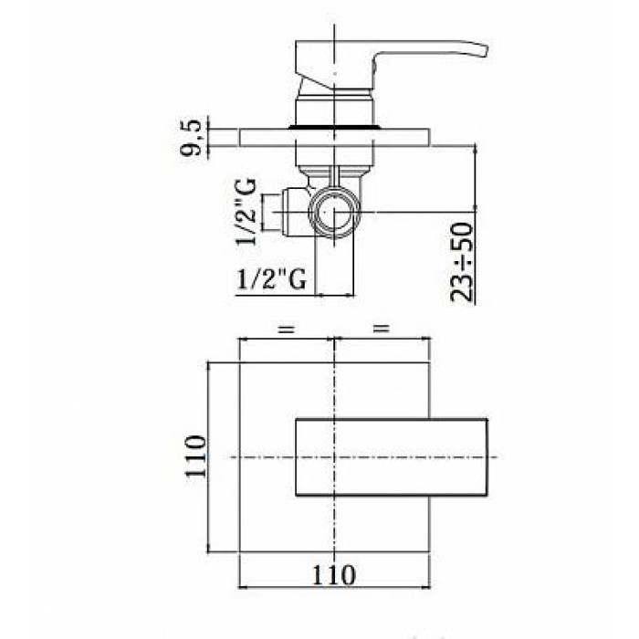 Смеситель Paffoni Elle (EL010CR) Смеситель Paffoni Elle (EL010CR)