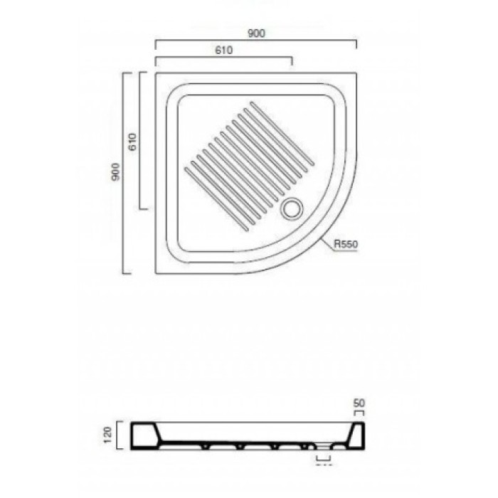 Душевой поддон 90х90 Catalano Base Душевой поддон 90х90 Catalano Base