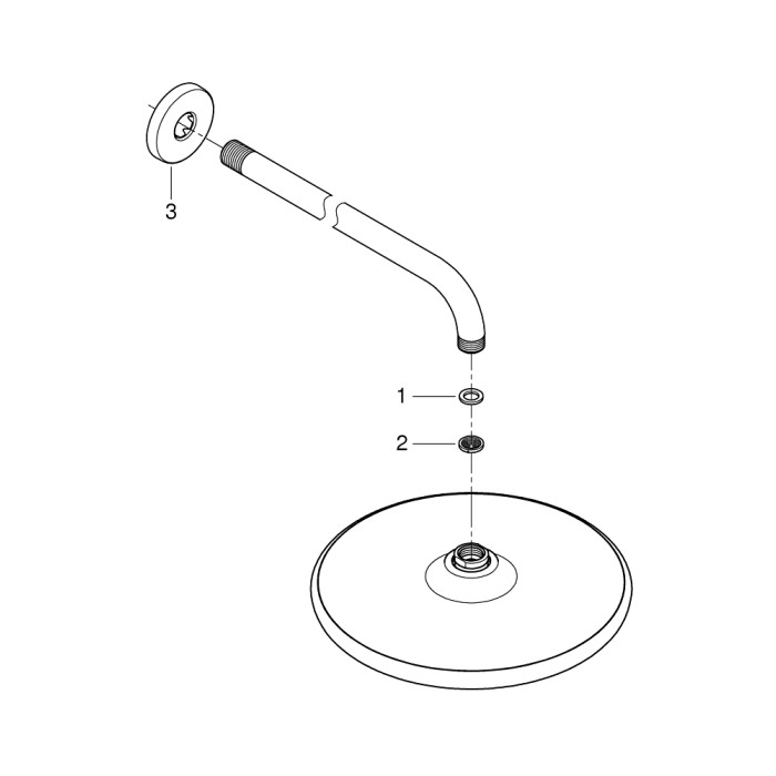 Плитка керамогранит Grohe Tempesta 250 верхний душ 26668000 для пола Плитка керамогранит Grohe Tempesta 250 верхний душ 26668000 для пола