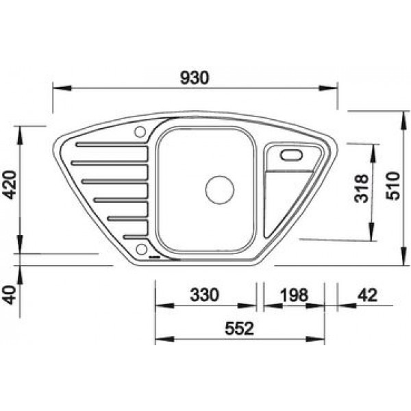 Мойка для кухни Blanco Lantos 9 E-IF  516277