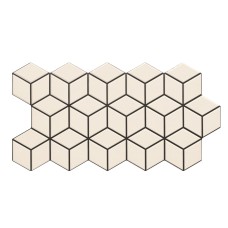 Керамограніт Realonda Rhombus Snow 26,5x51 см