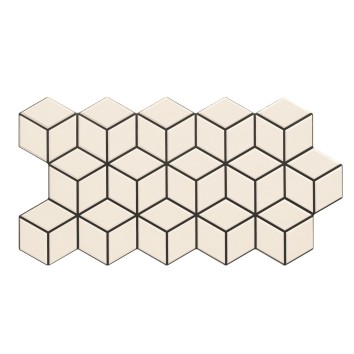 Керамограніт Realonda Rhombus Snow 26,5x51 см