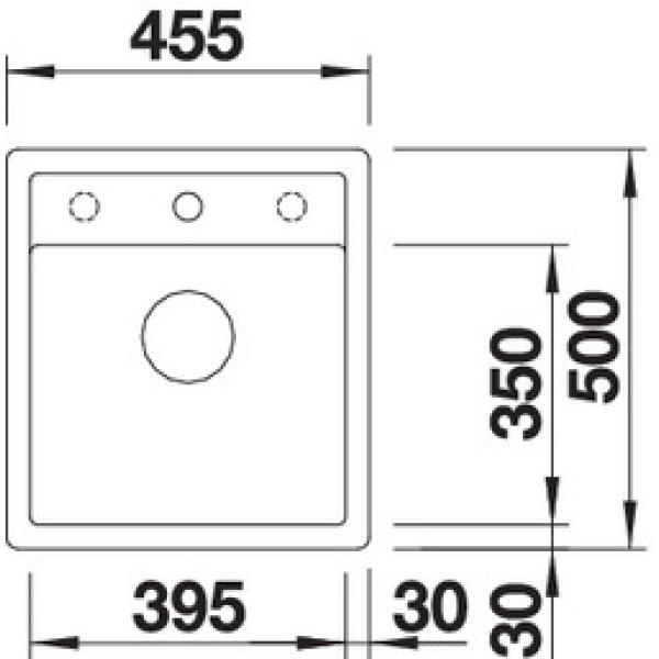 Мойка для кухни Blanco Dalago 45-F антрацит 517166