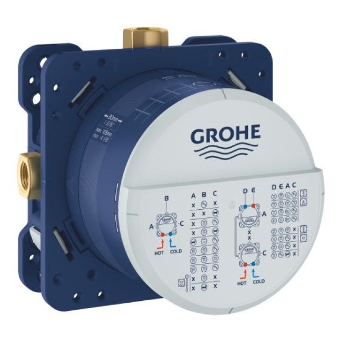 Плитка керамогранит Grohe Grohtherm SmartControl Душевая система с Rainshower 310 Mono Cube (26405SC2) для пола