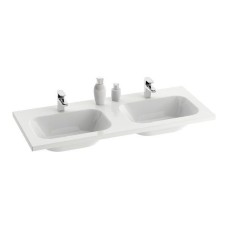 Умывальник Ravak CHROME 1200 Двойной с отверстием без перелива