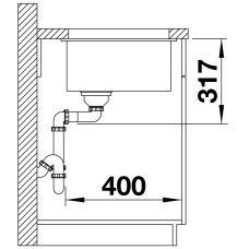 Мойка для кухни Blanco Etagon 500-U Silgranit жасмин  522232