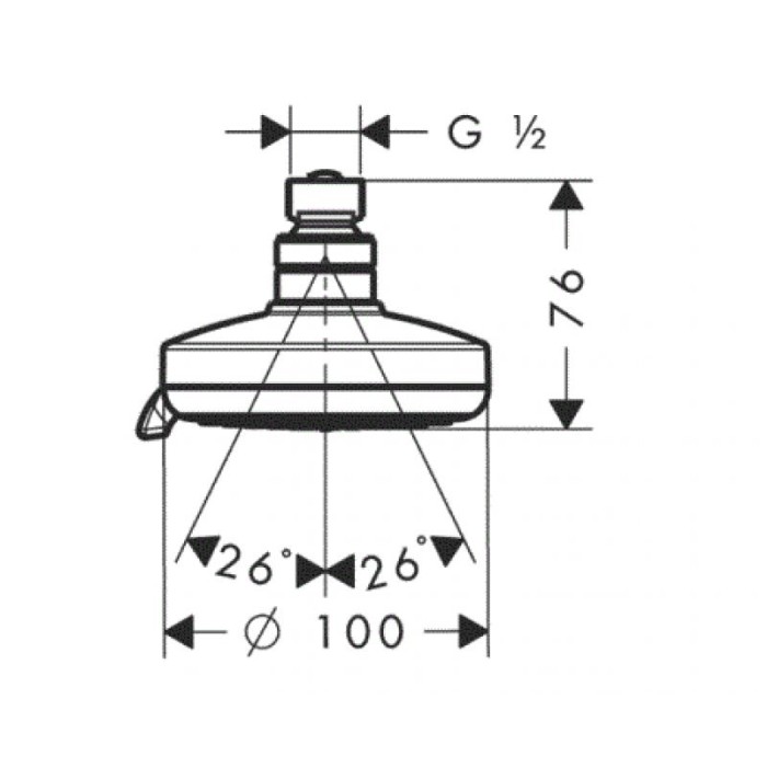 Grohe Rainshower Icon 150 Ручной душ 27443000
