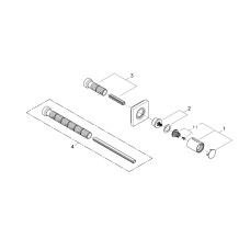 Grohe Grohtherm F Панель накладная скрытой вентильной головки (27623000)