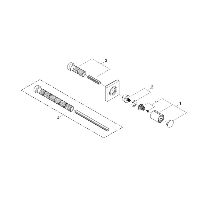 Grohe Grohtherm F Панель накладная скрытой вентильной головки (27623000) Grohe Grohtherm F Панель накладная скрытой вентильной головки (27623000)