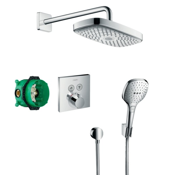 Плитка керамогранит Душевая система Hansgrohe Raindance Select E 27296000 для пола