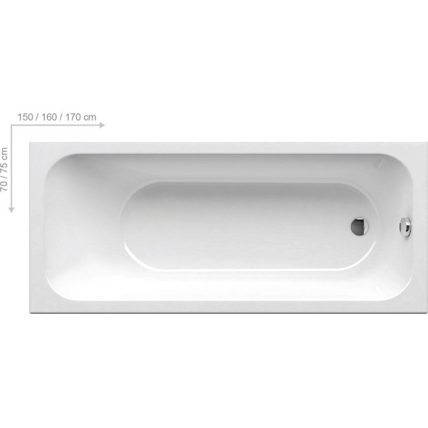 Ванна Ravak CHROME 150x70 C721000000