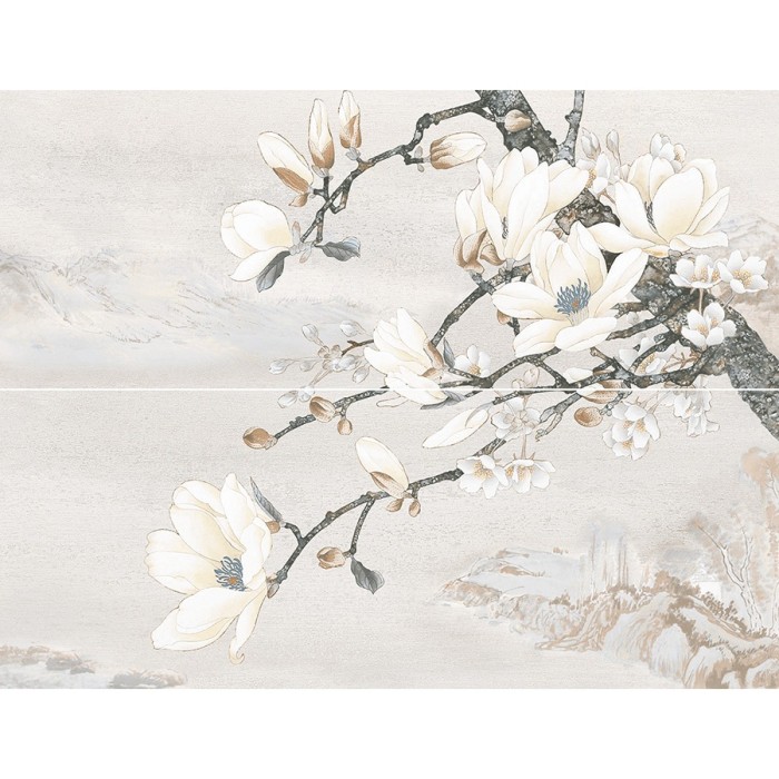 Плитка Інтеркерама Dolorian декор-панно 113 071 сіре