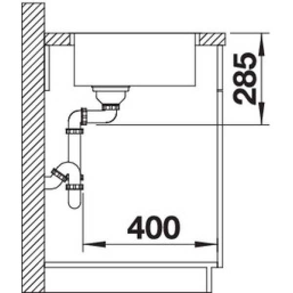 Мойка для кухни Blanco Supra 400-IF  526350