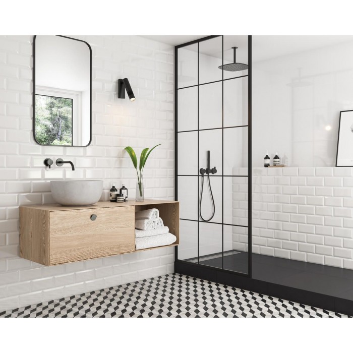 Керамогранит Paradyz MODERN BIANCO TACO MAT. под камень