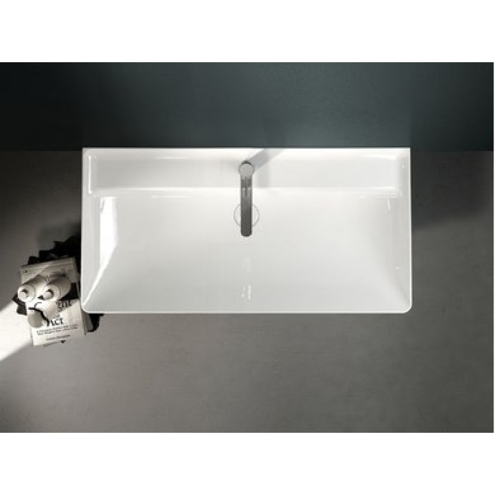 Керамическая раковина 100 см Hatria Canalgrande, белый (Y1EL01)