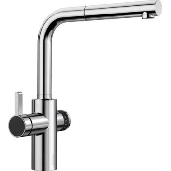 Смеситель кухонный Blanco EVOL-S Volume управления слева хром 525212