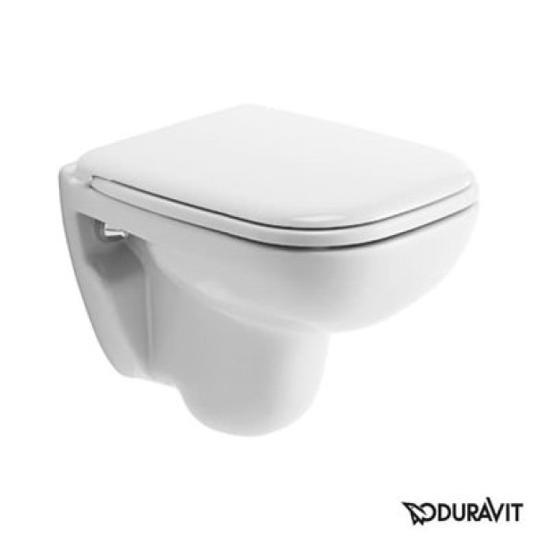Плитка керамогранит Подвесной унитаз укороченный Duravit D-Code 2211090000 для пола