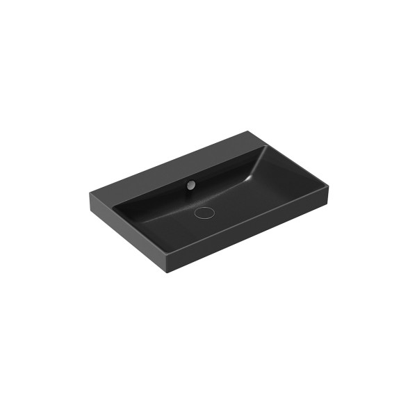 Керамическая раковина 75 см Catalano NEW ZERO, nero satinato