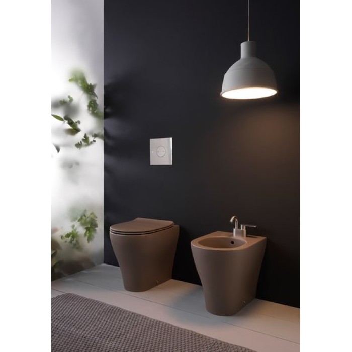 Унитаз пристенный безободковый Flaminia APP goclean, fango AP117G