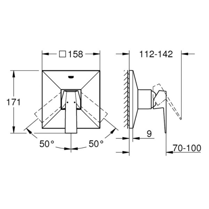 Grohe Allure Brilliant Смеситель однорычажный на 1 выход (24071000) Grohe Allure Brilliant Смеситель однорычажный на 1 выход (24071000)