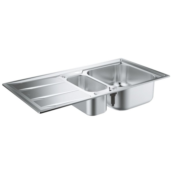Мойдка для кухни Grohe 970x500 мм с эксцентриком, 2 чаши, матовая (31567SD0)