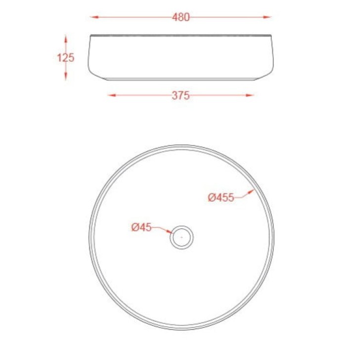 Керамическая раковина 48 см Artceram Cognac, black glossy (COL002 03;00)