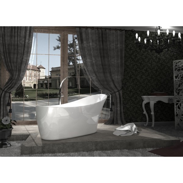 Ванна акриловая 159*70см ROCA DIGNITY A24T441000 с ножками и сифоном