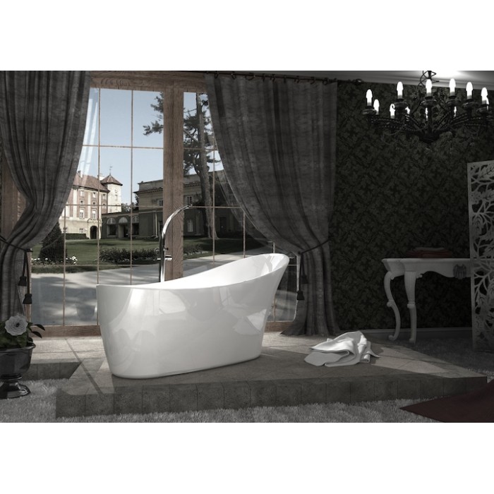 Ванна акриловая 159*70см ROCA DIGNITY A24T441000 с ножками и сифоном