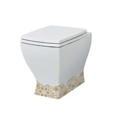 Напольный унитаз Artceram Jazz (JZV002 01;15) white glossy/gold