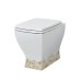 Напольный унитаз Artceram Jazz (JZV002 01;15) white glossy/gold