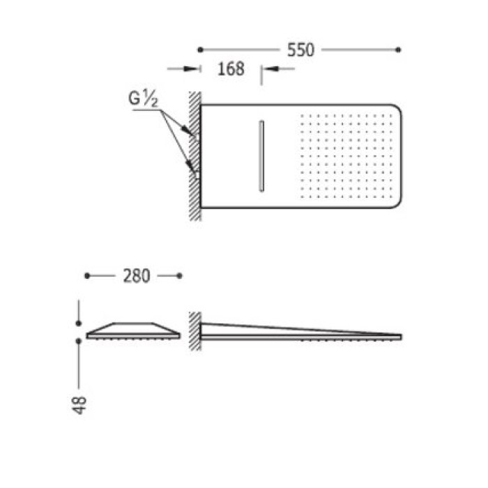 Верхний душ Tres Showers Head 29990308